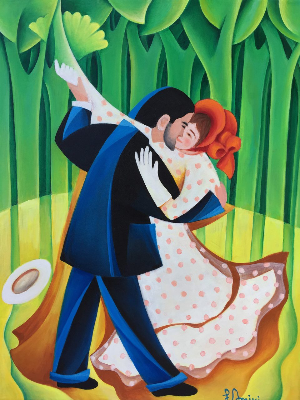 Abstract Portrait of Dancers