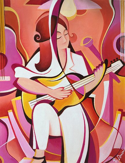 Playing Guitar